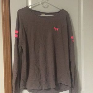 VA Pink brown long sleeve. Open back!
